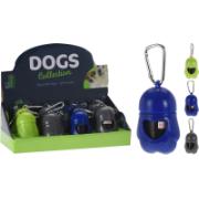 DOGGY BAGS HOLDER 3 ASSORTED COLORS
