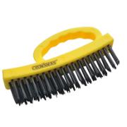 CROWNMAN WIRE BRUSHES PLASTIC HANDLE 4X18CM