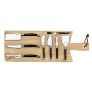 LAGUIOLE SET 8 CHEESE PLATTER WITH KNIVES