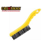 CROWNMAN WIRE BRUSHES PLASTIC HANDLE 