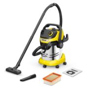 KARCHER WD5 SV-25/5/22 WET AND DRY VACUUM STAINLESS STEEL 1100W