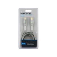MAXVIEW H87040 DIGITAL COAXIAL TO COAXIAL FLYLEAD GOLD 4M