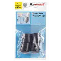 FIX 4 PROTECTIVE TUBES TIPS 20MM BLACK