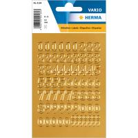 HERMA 4184 0-9 GOLD/H:12MM 1 S