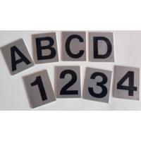 SILVER NUMBERS LETTERS