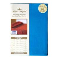 MERIT COMFORT SUMMER BED SHEET SET WITH PILLOW CASES 4F-6IN PLAIN