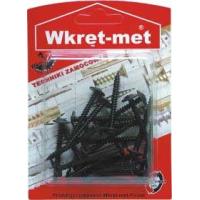 WRET-MET 12pcs BLACK WOOD SCREWS 4,2x32mm