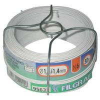 FILOMAT PLASTIC COATED WIRE 1.4MMX30M WHITE