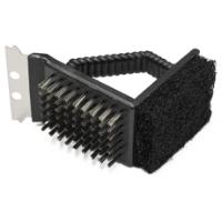BBQ GRILL BRUSH STAINLESS STEEL 