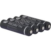 GP BATTERIES RECYKO+ HR03 AAA BATTERY (RECHARGEABLE) NIMH 800 MAH 1.2 V 4 PC(S)