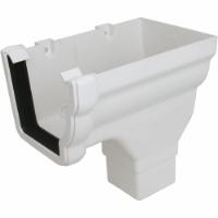 FLOPLAST GUTTER STOPEND OUTLET-RIGHT HAND-110MM