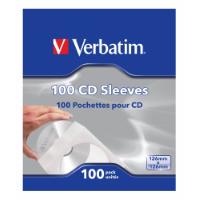 VERBATIM CD/DVD PAPER SLEEVES 100PCS