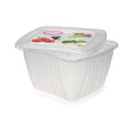SNIPS FRESH CONTAINER SQUARE 1,0LTR 3PC