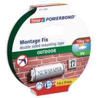 TESA DOUBLE-FACE  TAPE  1KG 5MX19MM OUTDOOR