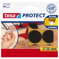 TESA 9PCS FELTS 26mm BROWN