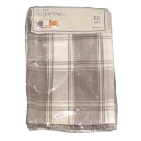 KITCHEN TOWELS SMART 10PCS 2 ASSORTED COLORS