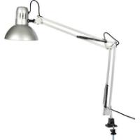 SUPERLIGHTS TABLE LAMP WITH CLIP 1X E27 750MM SILVER