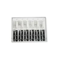 SET OF 6 STAINLESS STEEL KNIVES & 6 FORKS