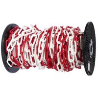 AREF CHAIN PLASTIC 8mm 1M RED&WHITE 