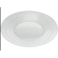 PLATE CLEAR TRANSPARENT PS WIT