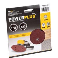 POWERPLUS POWAIR0122 5X SANDING DISC 150 G60.