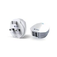 TRAVEL BLUE DUAL USB CHARGER UK/CY