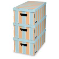 DOMOPAK SET BOXES 3PCS IN 4 ASSORTED COLOURS