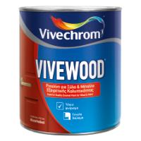 VIVECHROM WHITE VIVEWOOD MAT SUPERIOR QUALITY ENAMEL PAINT FOR WOOD AND METAL 750ML