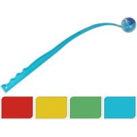 BALL THROWER INCL BALL 4 ASSORTED COLORS