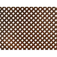 FIXED PLASTIC TRELLIS 0.6M X 1.2M X 18MM BROWN WITHOUT FRAME