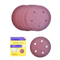 ABRASIVE DISC WITH HOLES #60 5PCS 125MM