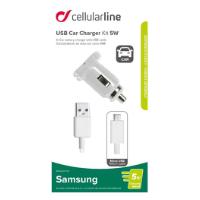 CELLULAR LINE MICRO USB CAR CHARGER KIT 5W