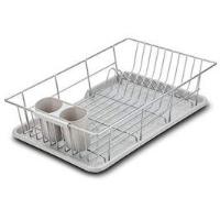 NAVA STAINLESS STEEL DISH RACK WITH TRAY 48X30X11CM