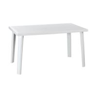 DOMINGO RECT TABLE 130X75CM WHITE