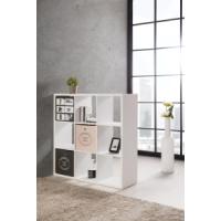 MAX9 SHELF UNIT WITH 9 CUBES WHITE