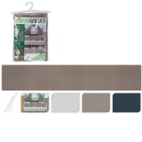 BALCONY SCREEN 445X76CM POLYESTER 3 ASSORTED COLORS