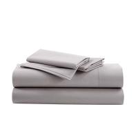IONION BEDSHEET FITTED COTTON 100X200X28CM GREY