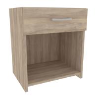 BED SIDE TABLE 47X45X34CM BLONDE