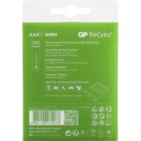 GP BATTERIES RECYKO+ HR03 AAA BATTERY (RECHARGEABLE) NIMH 950 MAH 1.2 V 4 PC(S)