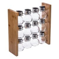 SPICES RACK X12 + BAMBOO BASE