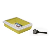 GEOPLAST MAX CAT LITTER TRAY WITH SCOOP 9L