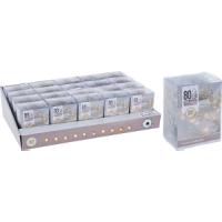 LED LIGHTS 80PCS BATTERY OPERATED WARM WHITE INDOOR