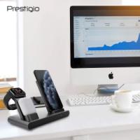 PRESTIGIO WIRELESS CHARGING STATION FOR IPHONE, APPLE WATCH & AIRPODS