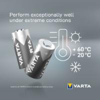 VARTA LITHIUM CYLINDRICAL CR123A, CR17345 (ROUND CELL BATTERY, 3V) PACK OF 1