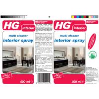 HG INTERIOR SURFACE CLEANER SPRAY 500ML