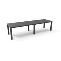 KETER JULIE DOUBLE TABLE GRAPHITE