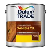 DULUX TRADE DANISH OIL CLEAR MAT 1L