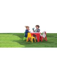KIDS PLASTIC TABLE WITH 4 CHAIRS