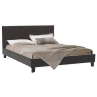 NEVIL DOUBLE BED BROWN 150X200CM