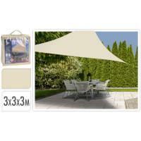 SHADE CLOTHE TRIANGLE OFF WHITE  3X3X3M 160GR